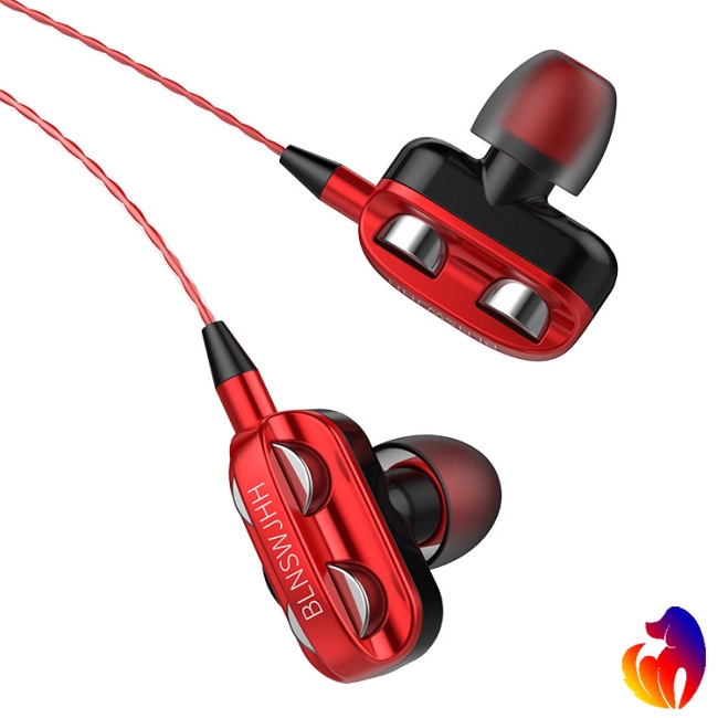 Tai nghe nhét tai thể thao có dây HiFi siêu Bass 3.5mm