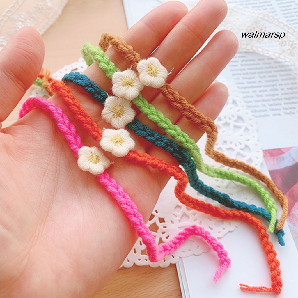 Set 5 Vòng Cổ Hoa Đan Thủ Công Có Thể Điều Chỉnh Cho Thú Cưng