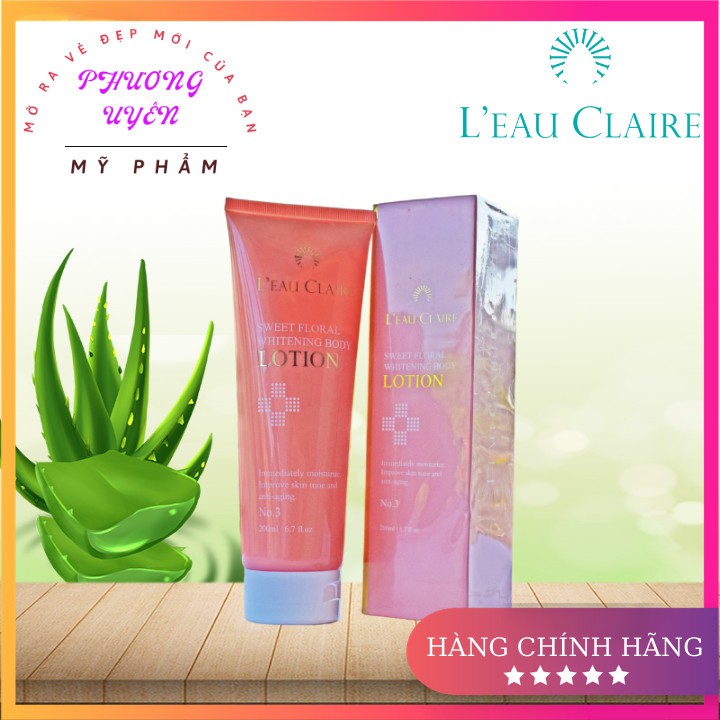 Dưỡng Thể Trắng Da Toàn Thân 200ml  💯 CHÍNH HÃNG HÀN QUỐC 💯 Dạng Sữa Mềm Tăng Độ Đàn Hồi Cho Da Dưỡng Ẩm Cân Bằng Dầu