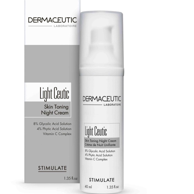 Kem dưỡng trắng da ban đêm Dermaceutic Light Ceutic Skin Toning Night Cream