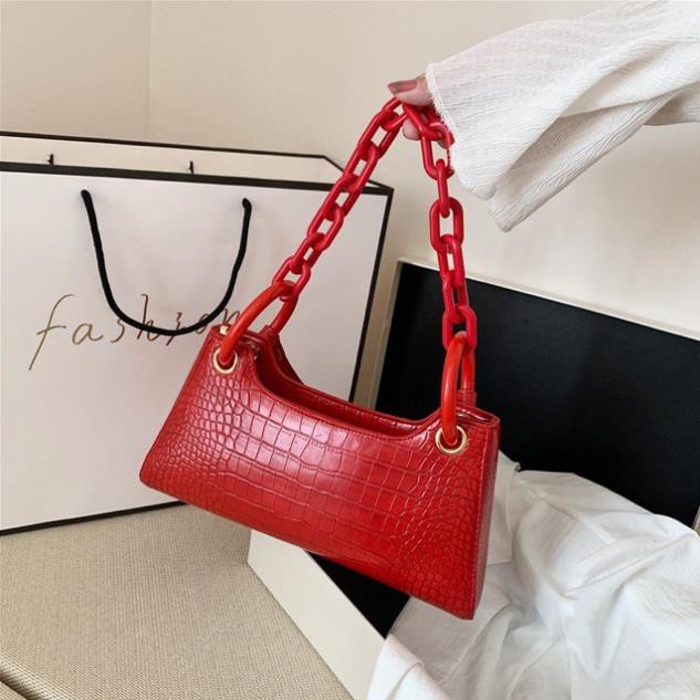 Túi Đeo Chéo Nữ Đẹp - Túi Kẹp Nách Dây Xích Lớn Độc Đáo