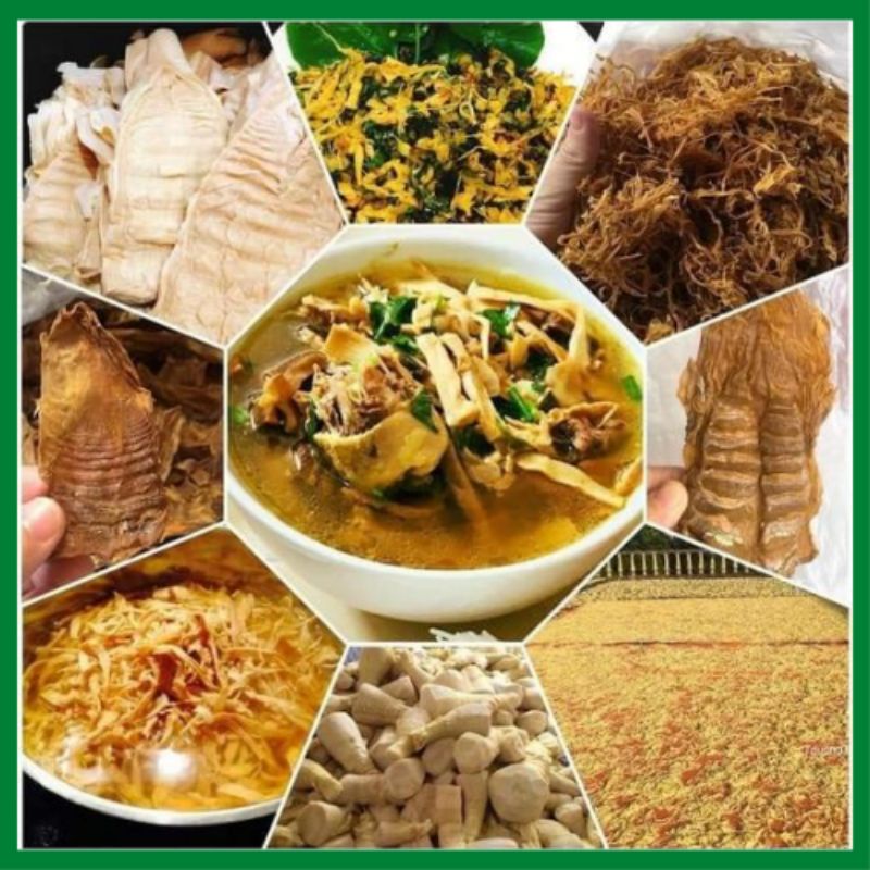 Măng khô loại măng bẹ, măng rừng sạch không hóa chất 1kg