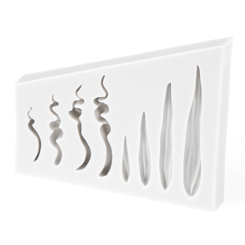Khuôn silicone Làm Bánh Hình Tóc Lửa
