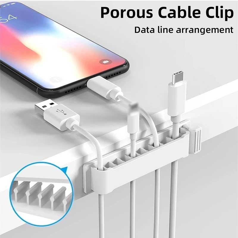 Giá Đỡ Cố Định Dây Cáp 10 Lỗ Tiện Dụng