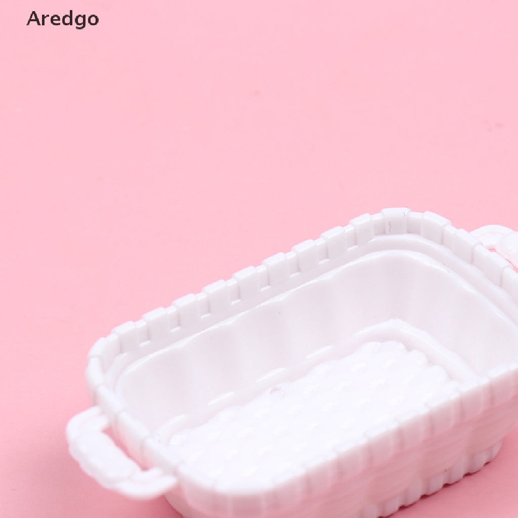 Set 4 giỏ đựng thức ăn mini thân thiện với môi trường trang trí nhà búp bê