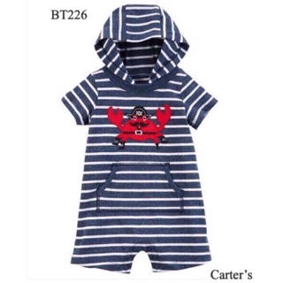 ĐỒNG GIÁ: Body liền mũ Carter’s cua đỏ cho bé