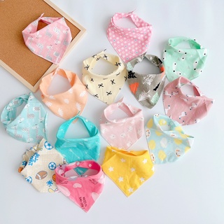 SET 10 YẾM MÀU / KHĂN QUÀNG CỔ XINH XẮN 100% COTTON CHO BÉ