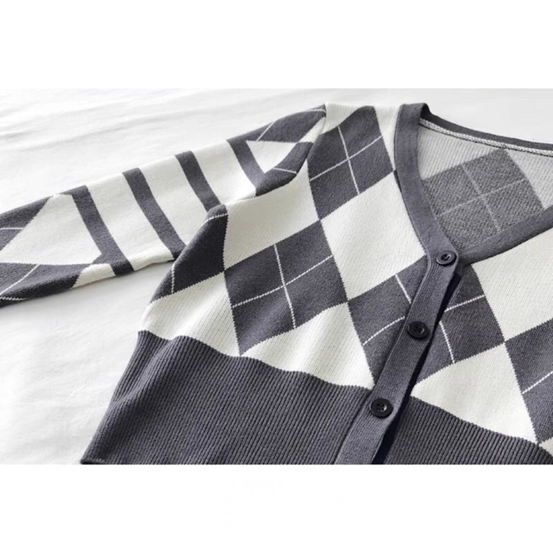 Áo cadigan len quả trám trắng xám hot hit HÀNG LOẠI 1 | BigBuy360 - bigbuy360.vn