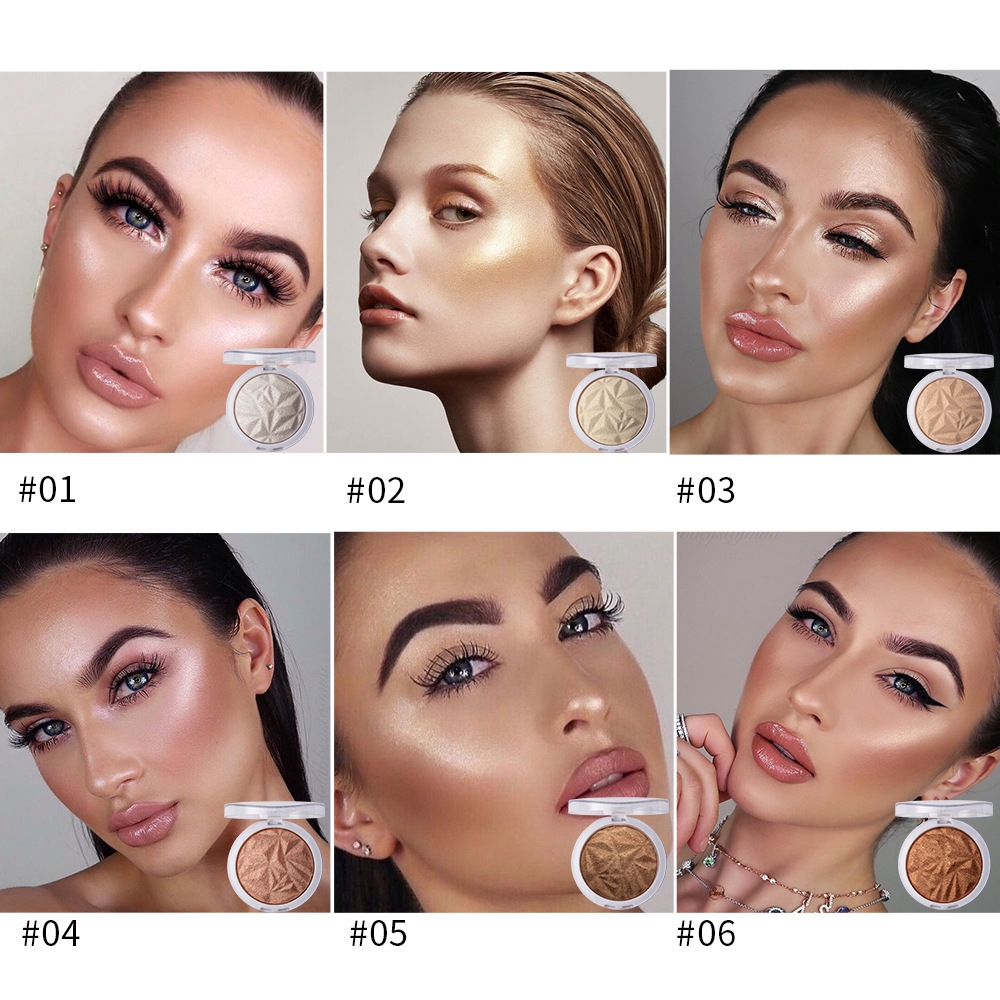 (Hàng Mới Về) Phấn Bắt Sáng Handaiyan Tạo Khối Màu Đồng Tông Vàng Đồng Lấp Lánh | BigBuy360 - bigbuy360.vn