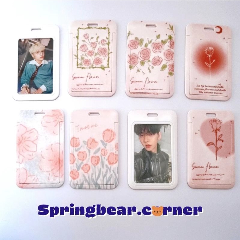 Card holder thẻ đựng bảng tên, thẻ hình thần tượng dễ thương