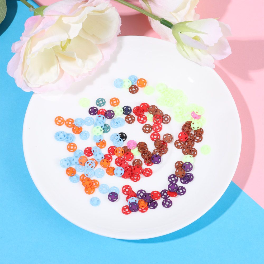 Set 15 Nút Khóa 7mm Mini 14 Màu Chuyên Dụng Cho Búp Bê