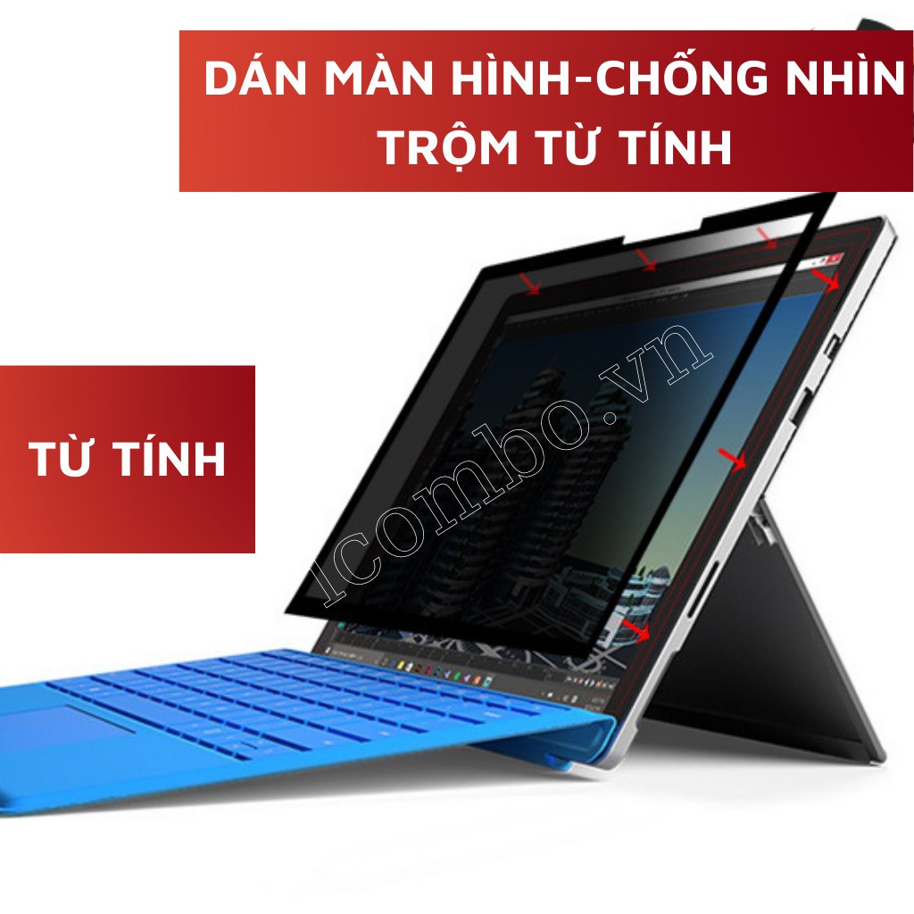 Dán màn hình surface CHỐNG NHÌN TRỘM-Dán màn hình Chống chói, chống bám vân tay surfac pro,surface go, surface book