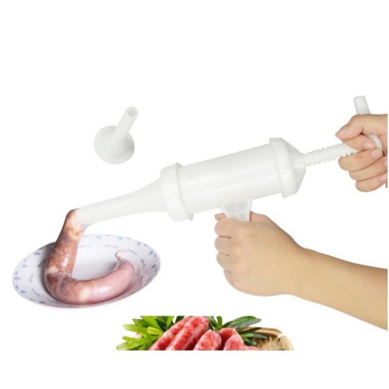 Dụng cụ nhồi thịt, xúc xích lạp xưởng bằng tay nhanh chóng, tiện lợi