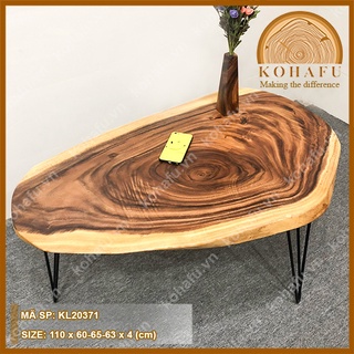 [ Siêu Hot] Mặt bàn gỗ me tây tự nhiên nhiều kiểu dáng thích hợp làm bàn cà phê, bàn trà - KOHAFU