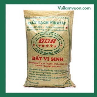 Đất vi sinh vinatap, đất trồng rau, trồng hoa vinatap, đất hữu cơ vi sinh vinatap bao 10kg