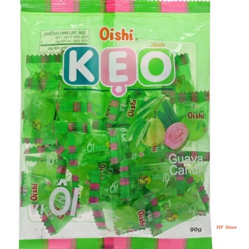 Kẹo Oshi Ổi, Chanh, Me, Vải, Thập Cẩm Trái Cây Chính Hãng