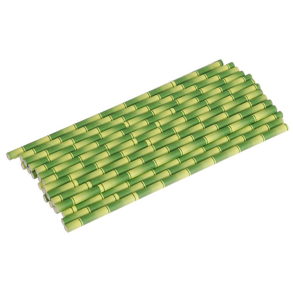 WTTLE Bộ 25 Ống Hút Tre Trang Trí Tiệc Cưới / Sinh Nhật