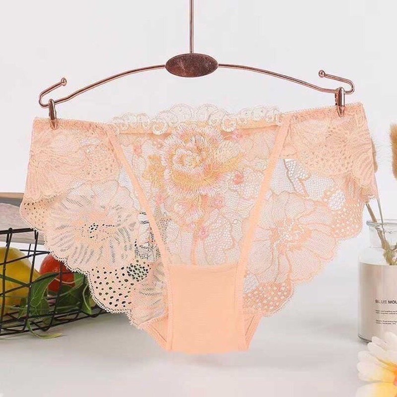 [Mã WAMT2405 giảm 10K đơn 0K] Quần lót Hoàng Oanh Underwear, quần chip ren nữ thêu hoa mềm mịn | BigBuy360 - bigbuy360.vn
