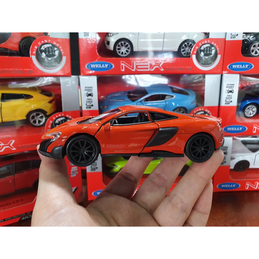 Xe Mô Hình Mclaren 675LT 1:36 Welly ( Cam )