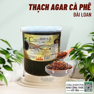 Thạch Ống Agar Vị Cà Phê 3.2kg Giòn, Dai Nhập Khẩu Đài Loan
