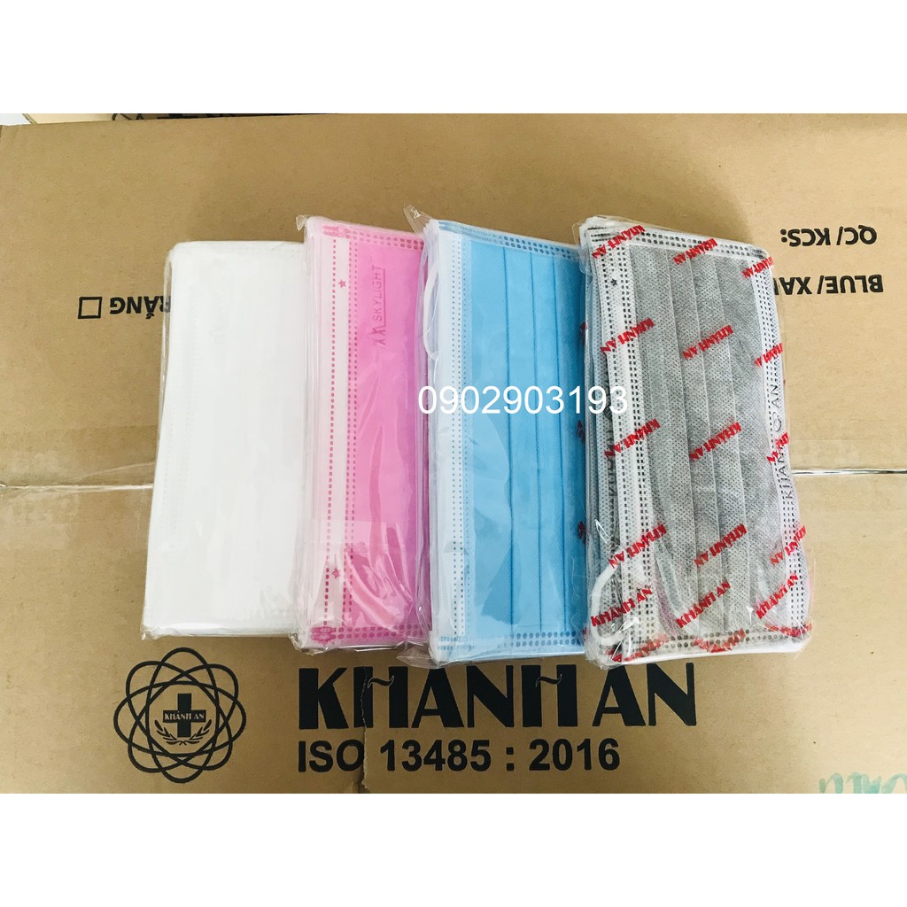 Set 10 cái khẩu trang y tế 4 lớp