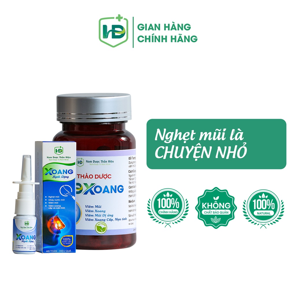 - Bộ sản phẩm hỗ trợ điều trị VIÊM XOANG cấp và mạn tính, VIÊM MŨI DỊ ỨNG, Tắc Nghẹt Mũi, Sổ Mũi