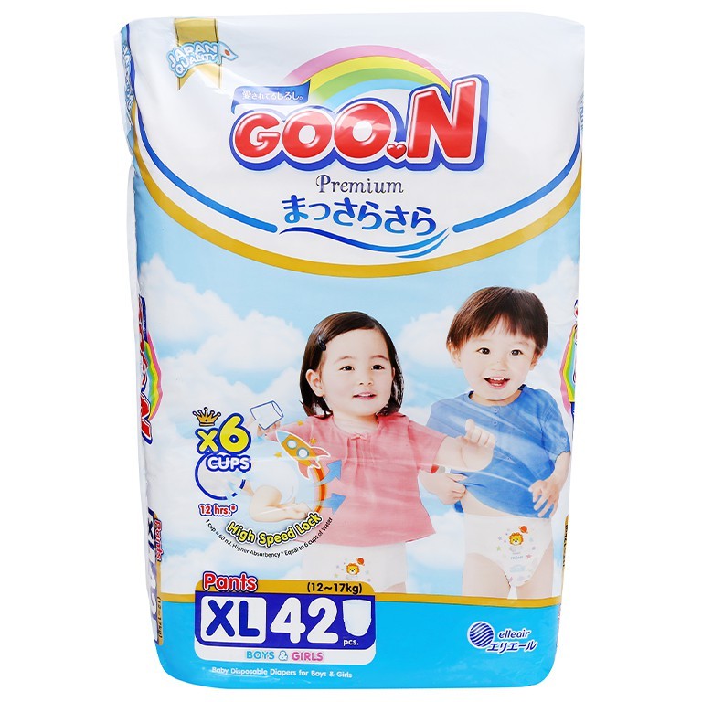 Tã quần Goo.N Premium size XL 42 miếng (cho bé 12-17kg)