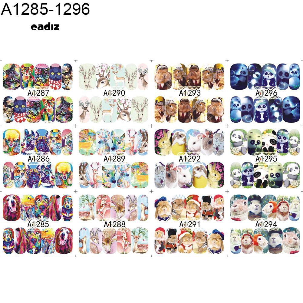 [Hàng mới về] Miếng dán trang trí móng tay nghệ thuật xinh xắn