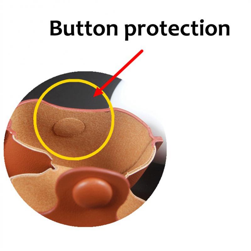 Vỏ bảo vệ hộp sạc tai nghe thích hợp cho Airpods 3 bằng da kèm móc