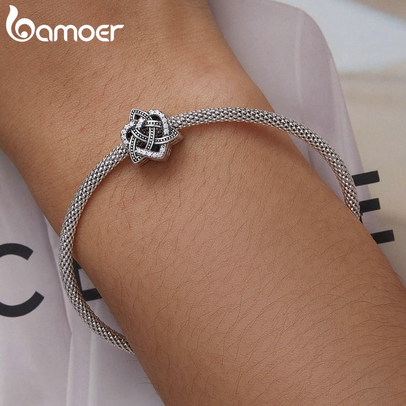 Mặt vòng cổ BAMOER bạc 925 thiết kế thời trang