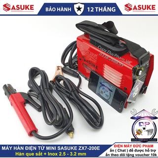 Máy Hàn Điện Tử Mini Inverter Sasuke ZX7-200E - Thương hiệu Nhật Bản