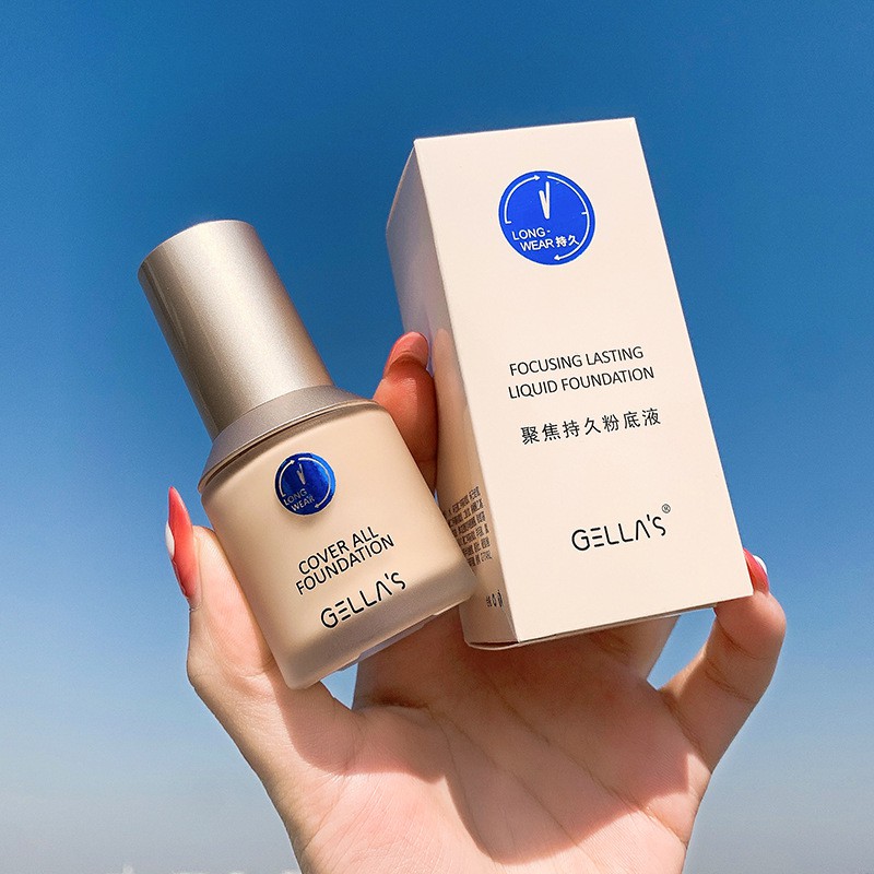 Kem nền Minijumie GELLA'S che khuyết điểm lâu trôi suốt 24 giờ