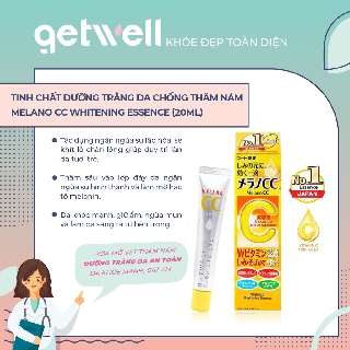 Tinh chất dưỡng trắng da chống thâm nám Melano CC Whitening Essence 20ml