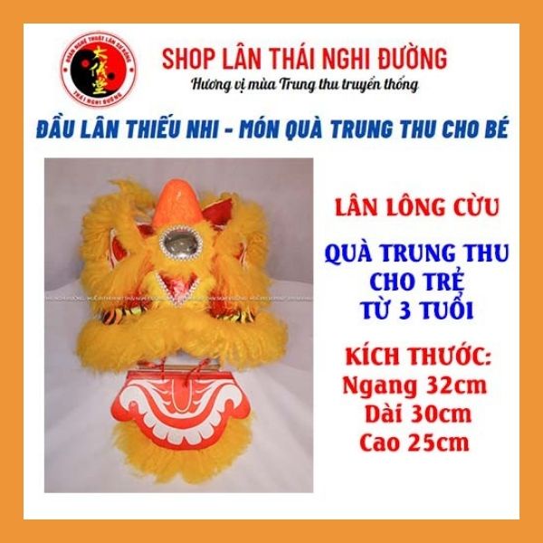Đầu lân cho bé Thái Nghi Đường, đầu lân mini, làm đồ chơi vận động cho bé, đồ chơi bé gái, đồ chơi bé trai