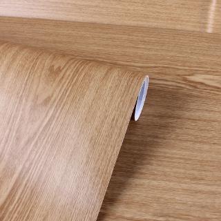 Miếng dán tường/cửa/tủ/đồ dùng nhà in hình gỗ 3D chống nước