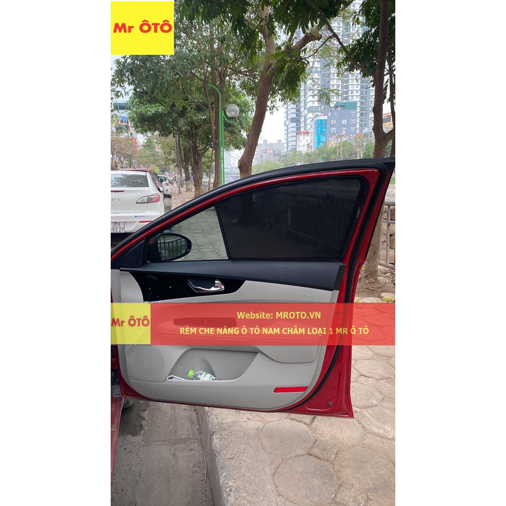 Rèm che nắng xe Kia K3 2021 - 2022 Loại 1 MR OTO , Bộ 4 cánh hút nam châm Cao Cấp