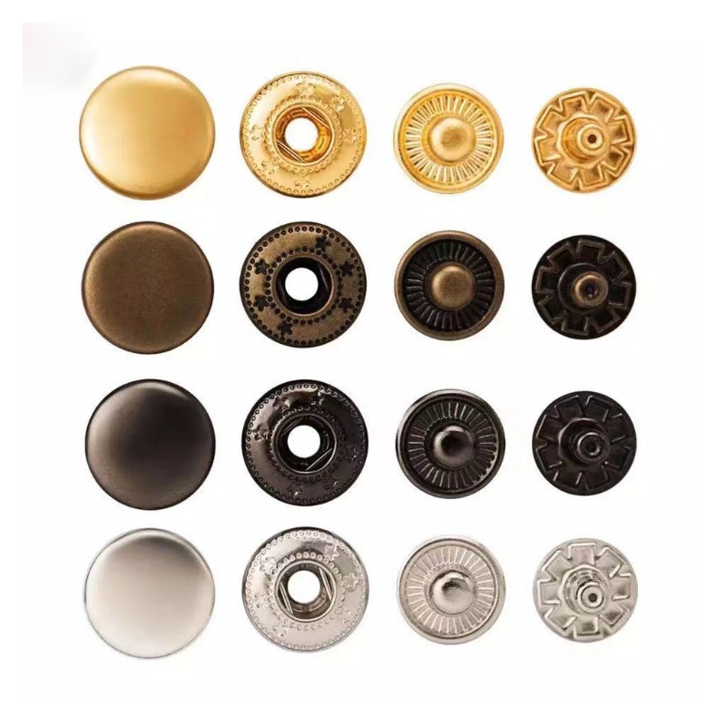 Nút Bấm Kim Loại 12.5mm Kèm Dụng Cụ Hỗ Trợ May Vá DIY