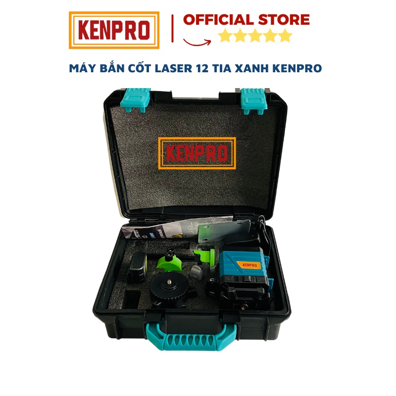 [Mã BMBAU300 giảm 10% đơn 499K] Máy Cân Bằng Laser KenPro 12 Tia Xanh Cân Mực Thăng Bằng Laser Bảo Hành 6 Tháng