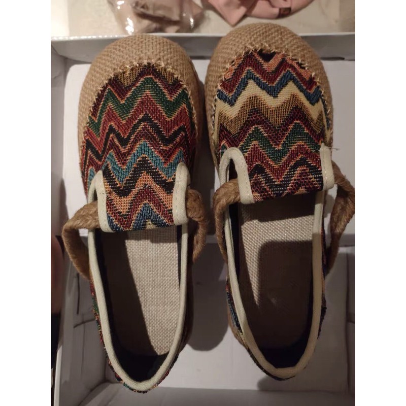 (Sẵn 35) Giày vintage thêu thổ cẩm ulzzang ( nhiều ảnh thật) | BigBuy360 - bigbuy360.vn