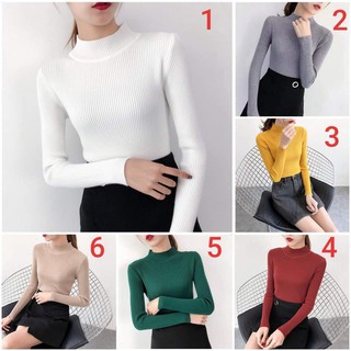 Áo len tăm cổ 3 phân siêu đẹp