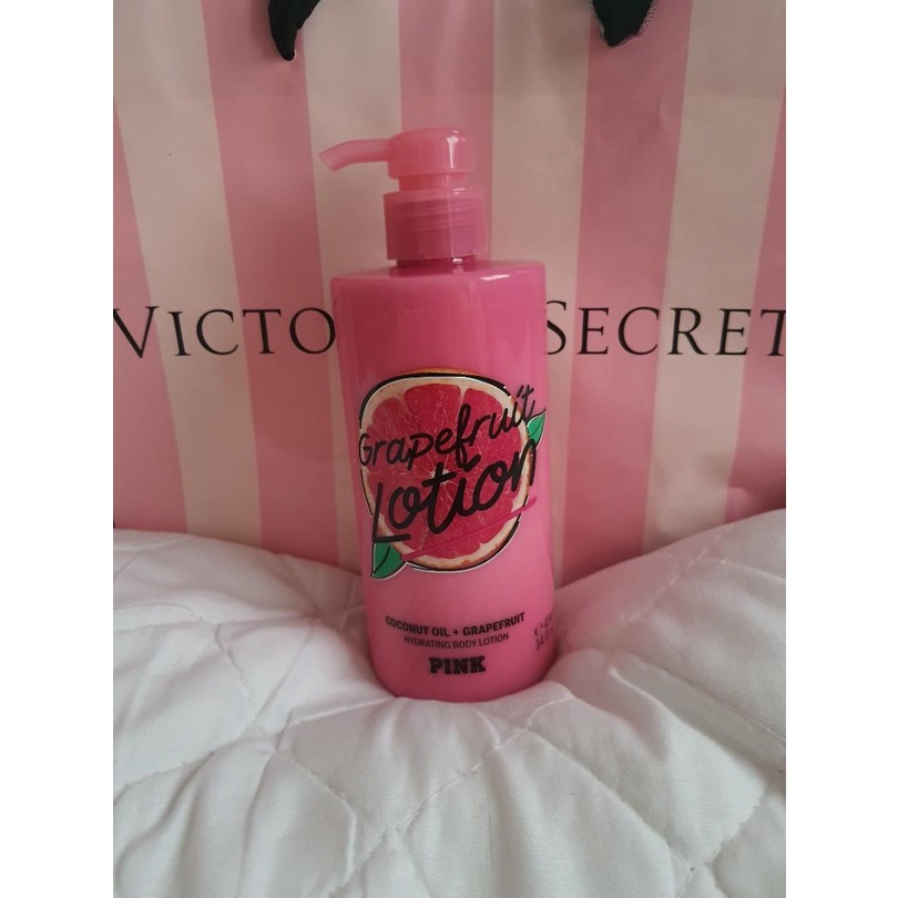 Dưỡng thể Victoria's Secret PINK Coconut Oil body lotion 414ml - Grapefruit Lotion (Mỹ)