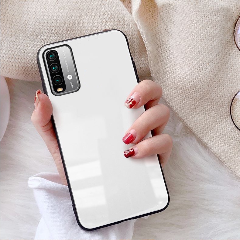 Ốp Lưng XIAOMI REDMI 9T, POCO M3 Mặt kính gương sáng bóng cao cấp