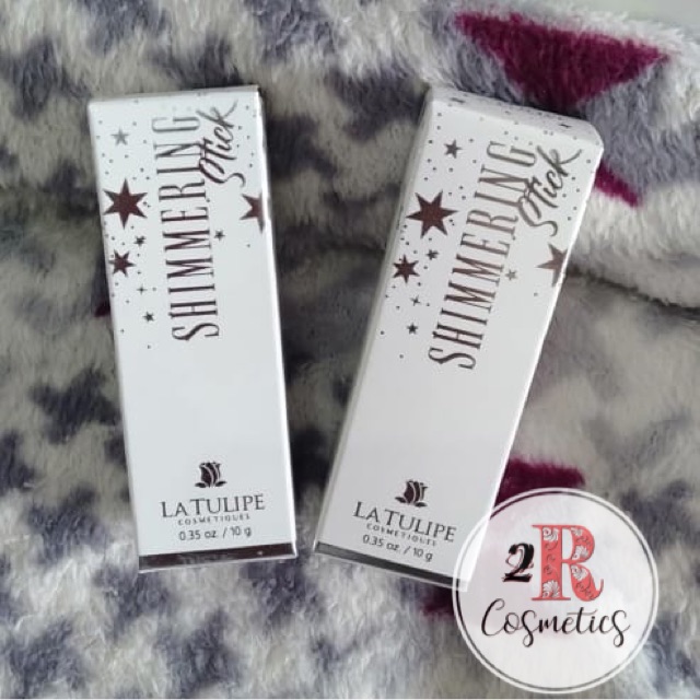 (hàng Mới Về) Thỏi Kem Bắt Sáng Trang Điểm Lấp Lánh Hình Hoa Tulip