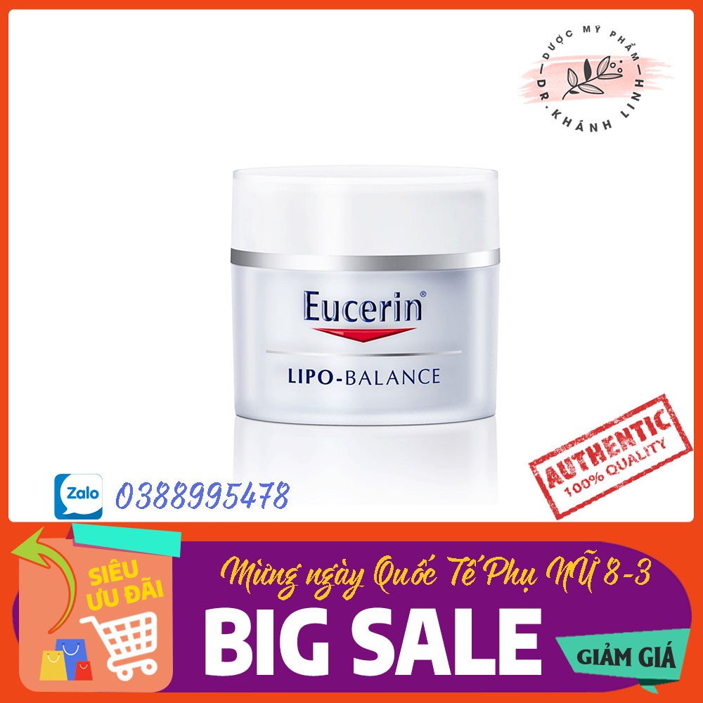 Eucerin Kem Dưỡng Ẩm Cho Da Khô Và Nhạy Cảm Lipo Balance