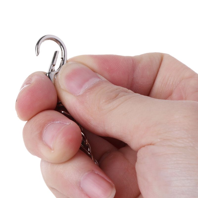 Dây chuỗi xích dài bằng kim loại có kẹp gắn ví/ quần jean sành điệu phong cách hip hop cho nam