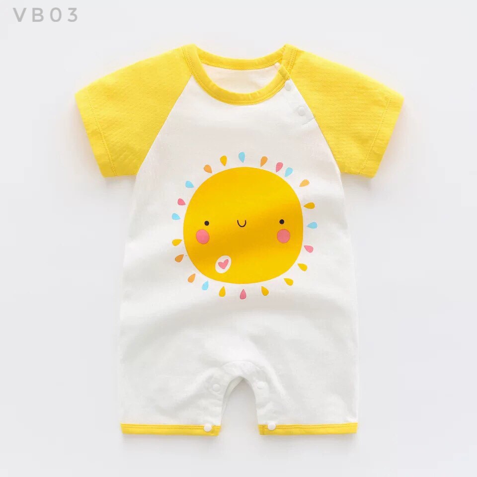 Body Cho Bé, Body Bé Trai Bé Gái Chất Cotton Siêu Thoáng Mát Cho Trẻ Em CheeseKids 5 Đến 13 Kg