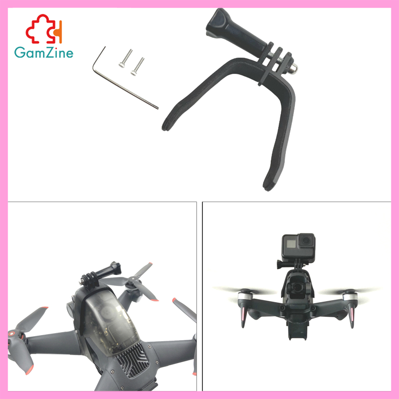 GamZine Camera Top Mount Bracket Holder Fix Adapter for DJI FPV Drone Quadcopter