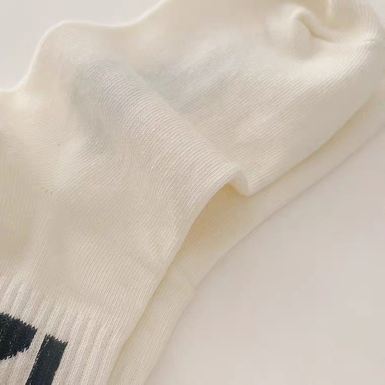 Tất Vớ cotton thể thao nam nữ cổ cao Klein xanh 123
