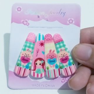 Set 4 kẹp tóc mái nhí cho bé