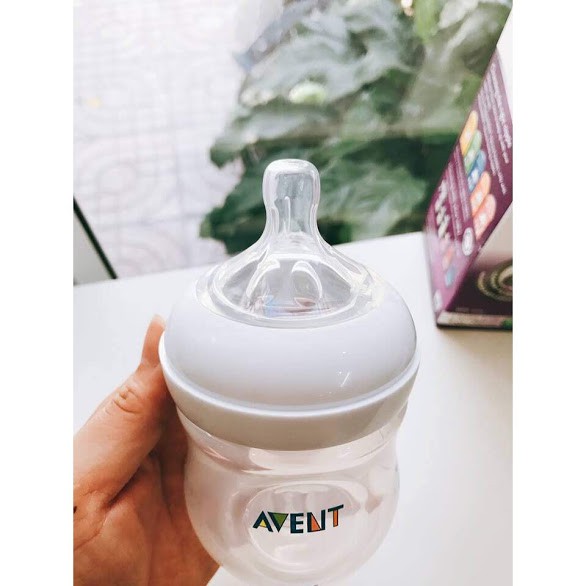 Bình sữa chống đầy hơi Avent Natural 125ml/ 260ml (kèm hộp đơn)